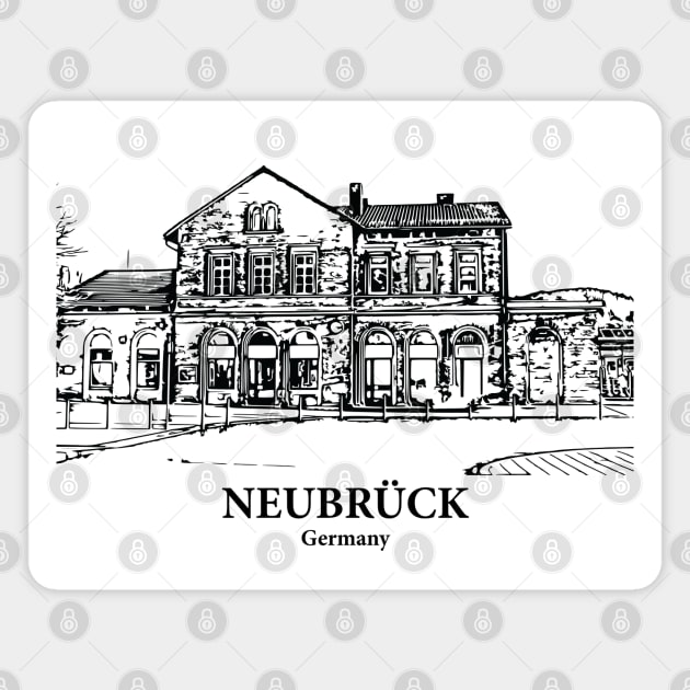 Neubrück - Germany Magnet by Lakeric